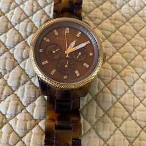 Michael Kors Tortoise Watch